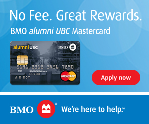 No Fee. Great Rewards. BMO alumni ubc Mastercard. Apply now.