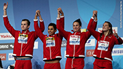 Kisil and thormeyer propel Canada to relay medal at Swimming World Championships