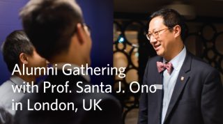 Alumni Gathering with Prof. Santa J. Ono in London, UK