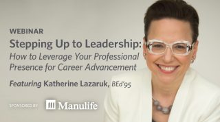 Stepping up to leadership: How to leverage your professional presence for career advancement