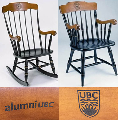 Custom UBC or alumni UBC chairs